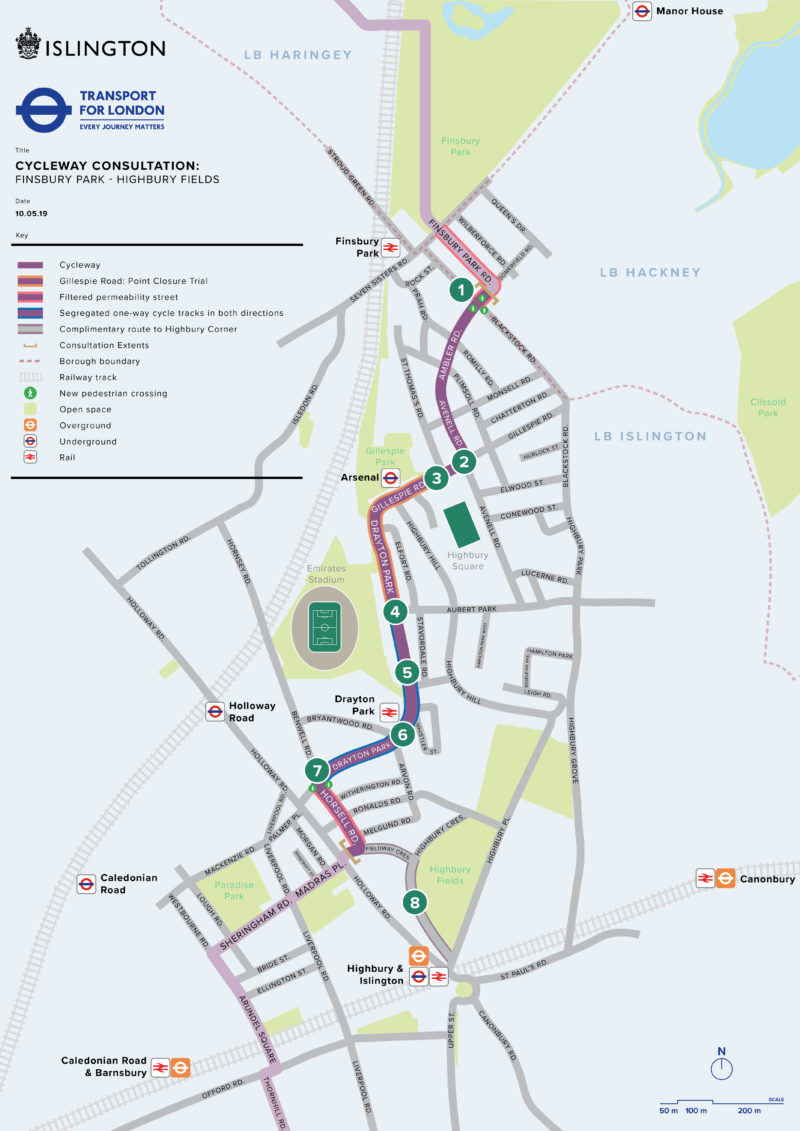 Map of proposed Cycleway