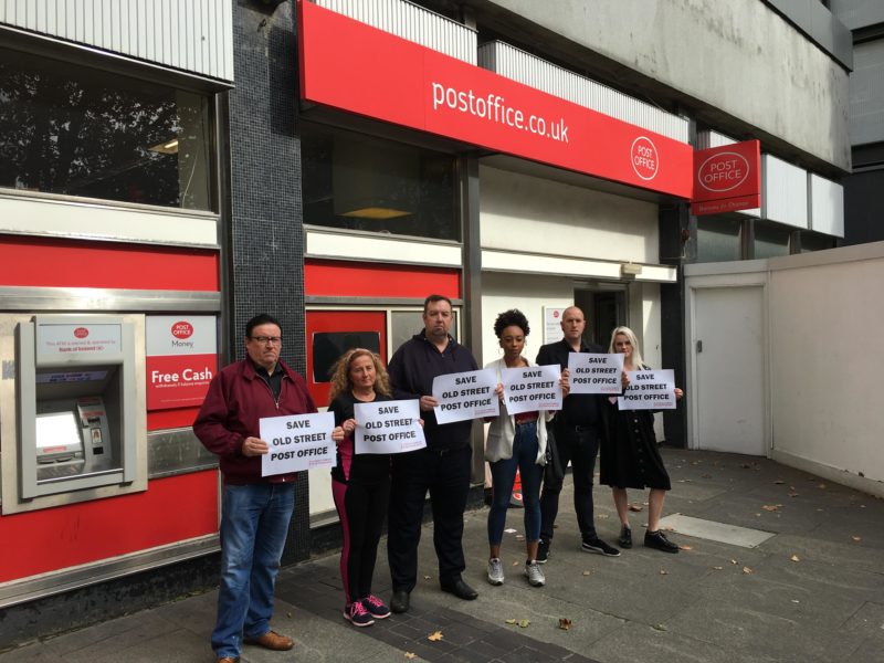   Bunhill & Clerkenwell ward councillors opposing the closure of Old Street Crown Post Office