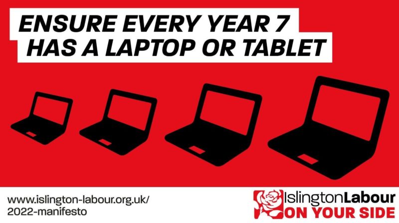 Ensure every year 7 has a laptop or tablet