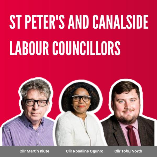 St Peter’s and Canalside Labour Councillors - Labour Councillors for St Peter